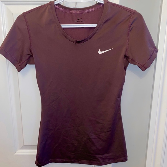 Dark Purple Nike Pro DRI-FIT Top - Picture 1 of 1